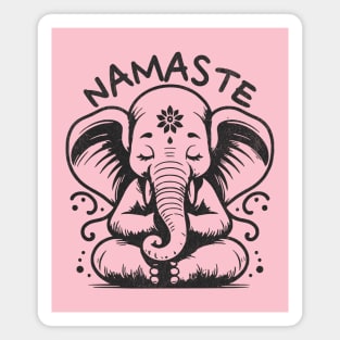 Meditating Elephant - Namaste Magnet